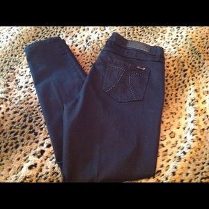 Seven7 Brand Black twill/jeans Size 10
